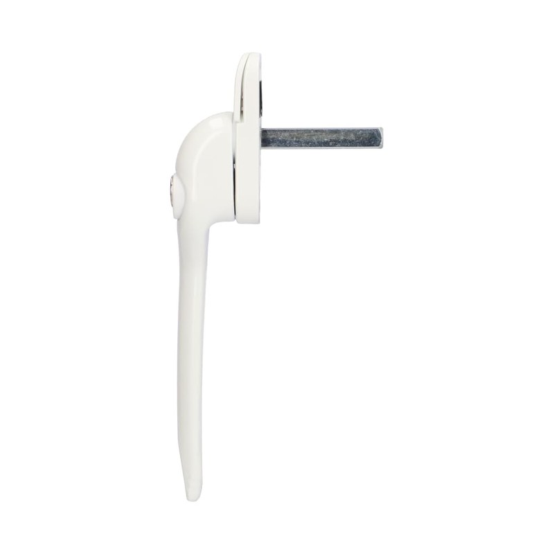 The Venetian Slimline Espag Window Handle in White - Low