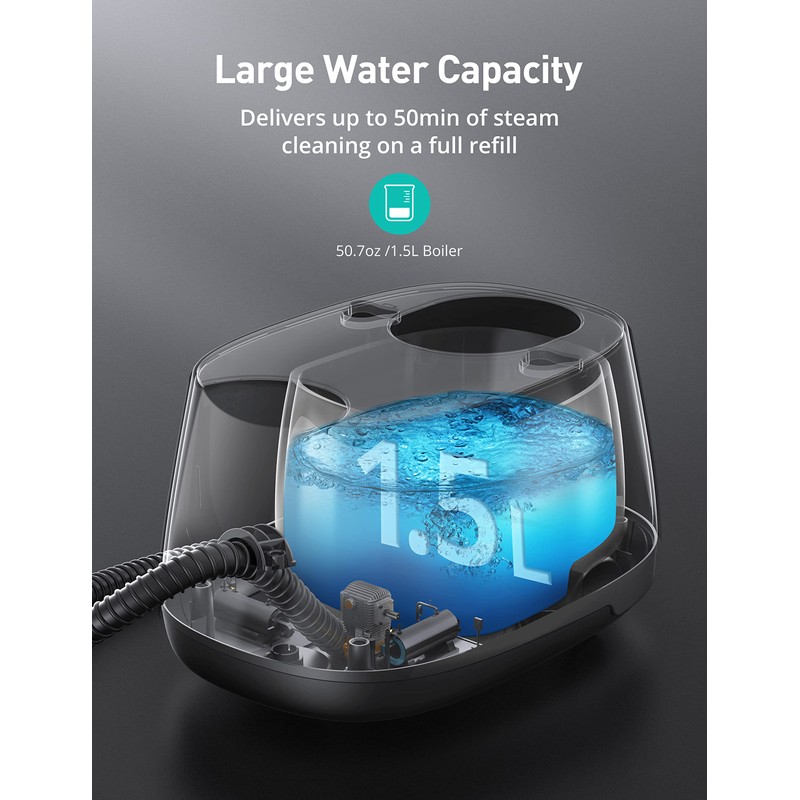 Steam Cleaner, 293°F 58 PSI Powerful Multipurpose Handheld Steam Mop