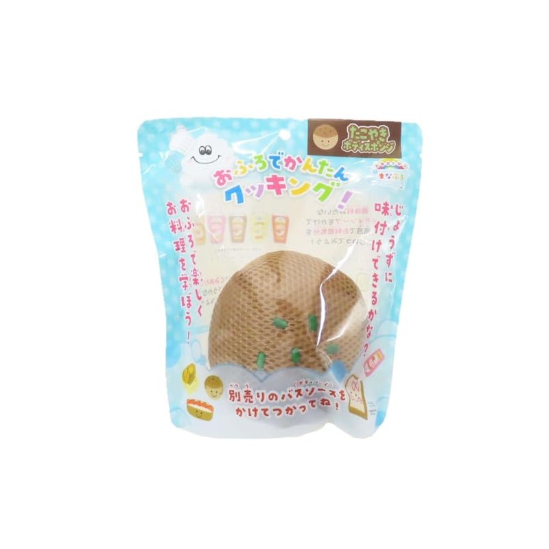 Nol Corporation Manaburo Cooking Body Sponge Takoyaki MAN3004 Fun Learning