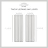 Exclusive Home Curtains EH8462-02-2-84H Crescendo Lined Blackout Hidden Tab Top