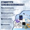 JAOJAO Cyanotype Solution, Cyanotype Sensitizer Kit Sun Printing Kit Blooming
