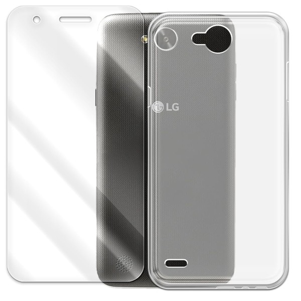 High Grade Soft Slim TPU Case High Definition Tempered Glass