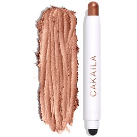 Mysense Creamy Eyeshadow Stick,Shimmer Eyeshadow Pencil Crayon,2 in 1 Eyeshadow Eye Brightener Stick,Highlighting Stick,Soft & Smooth Easy To Color Waterproof,04 Galaxy Grey Metallic,06 Cocoa Shimmer