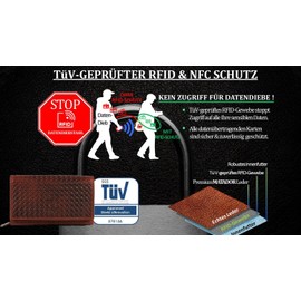 MATADOR Prag Women's Large Leather Wallet with Elegant Gift Packaging Luxury RFID Purse Women's Large Purse Many Compartments Elegant Women's Leather Wallet Large Large, Braided Brown, Classic