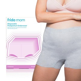 Frida Mom Boyshort Disposable Postpartum Underwear (8 Pack) - Size: Petite