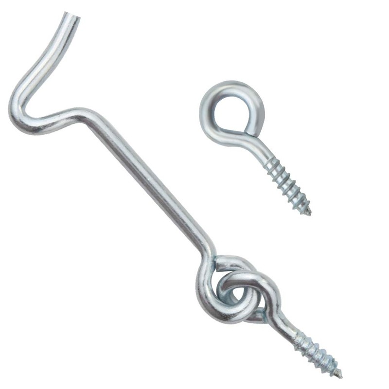 8 Pcs 2.5 inches Cabin Hook Eye Latch Gate Door