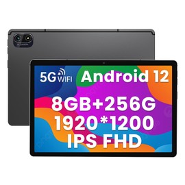 2023 New Android 12 Tablet PC Kinstone F10 Pro 10.1 Inch Tablets with 8GB+256GB,Media Tek 8183 Octa-Core 2.0GHz,6000mAh,1920 * 1200 FHD IPS Display, 13MP + 5MP Daul Camera,5G Wi-Fi,GPS, BT 5.0,1TB TF