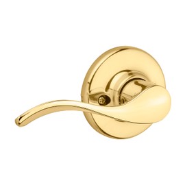 Weiser Belmont Brass Door Handle, Left-Handed Half Dummy Lever, Non-turning Interior Door Handles for Wardrobe, Closet Door & French Doors, Cabinet Handle/Cupboard Handles, Traditional Home Décor