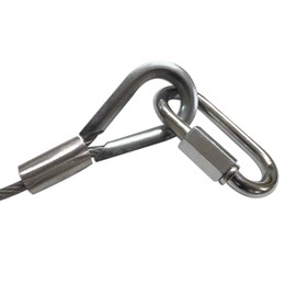 GORILLA-LIFT® Genuine Nylon Coated Cable and Quick Link Two Pack