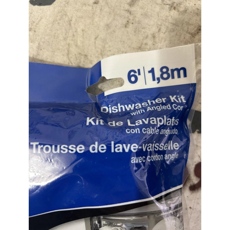 EASTMAN 48337N Dishwasher Installation Kit with Angled Electrical Cord NEW