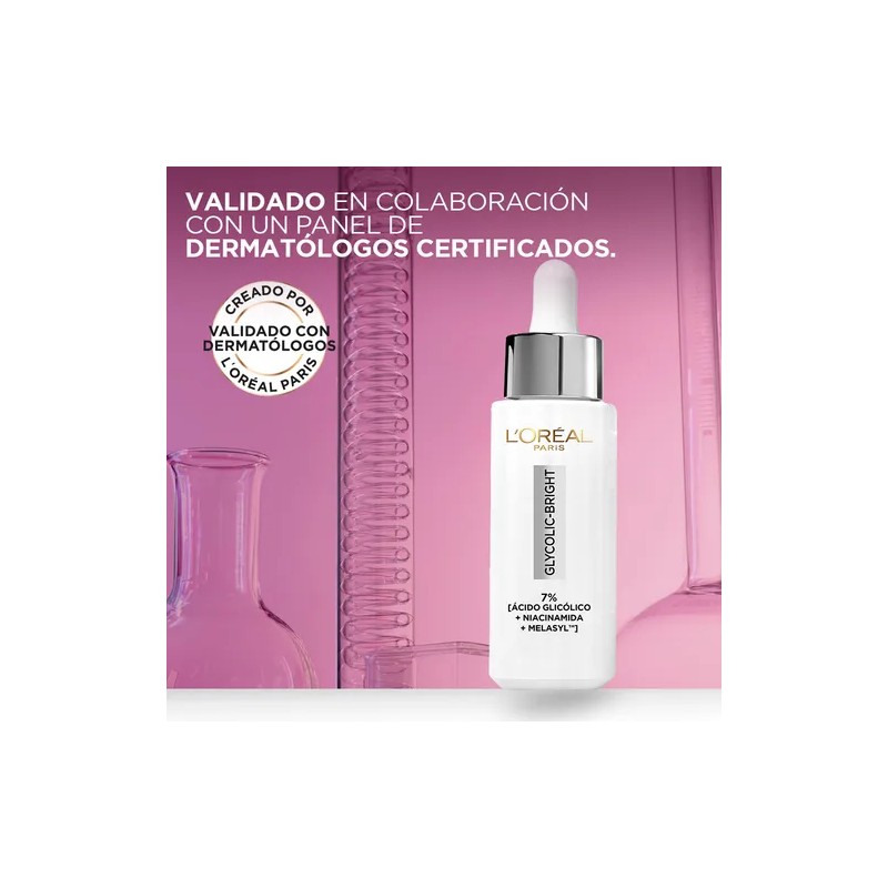 Anti-manchas Glycolic Bright con Ácido Glicólico y Niacinamida de L'Oréal