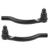 TRQ Front Outer Tie Rod Set Compatible with 2006-2011 Honda