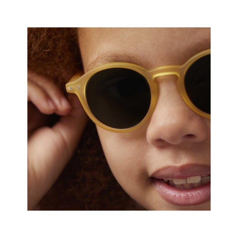 Ijipizi Junior Sunglasses for Kids #D Model Boston, yellow honey