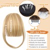 DOAGEAS Clip in Bangs, Clip on Wispy Bangs, Bangs Hair