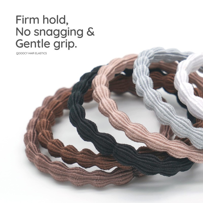 Qooocy Lazos para el cabello, naturales