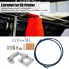 Extruder Kit Gray Aluminum 3D Printer Accessories PTFE Tube Spring