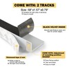 Blackout PVC Light Blocking Strips for Window Shades and Blinds