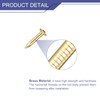sourcing map 250 Pcs Small Tiny Nails 1.2mmx8mm(DXL) Tiny Brass
