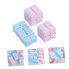 HEMOTON 3pcs Unlimited Creativity Anxiety Relief Toy Infinite Cube Toy