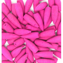 Natural Backflow Incense Cones (70 Pack) (Rose)