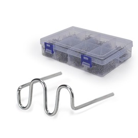 WEP S-Shape Plastic Welder Hot Staples Set (800PCS) for Large Cracks ONLY Compatible with WEP 960-V, WEP 960-V85, 960-VII Plastic Welder