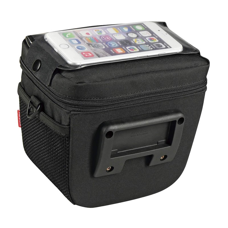 KlickFix Aventour Compact Stuurtas, Black, 3 Litres