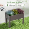 Giantex Raised Garden Bed with Legs, Self-Watering Planter Box with