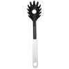 Fackelmann 12, 2" Of Pp "Arcadalina" Spaghetti Spoon, Black/White