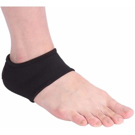 PEDIMEND Foot Compression Sleeve - Ankle Moisturizer with Air Holes - Heel Protector Sock - Cracked Foot Care - Treat Plantar Fasciitis/Heel Spurs/Heel Pain - UNISEX - Foot Care