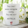 Funny Novelty Mugs Nutella Cafe Office Work Coffee Cup Birthday