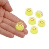 HARFINGTON 6pcs Round Bubble Level 18x9mm Mini Circular Bullseye Spirit