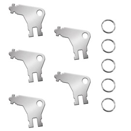 Paper Towel Dispenser Key, 5Pcs Universal Dispenser Key for GP Towel Dispensers and Toilet Paper Dispensers