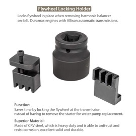 Yoursme 22100 Flywheel Locking Tool for 6.6L Duramax with 36mm 3/4'' Socket
