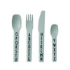 DESIGN LETTERS Design Letters Kids Cutlery Set, Green