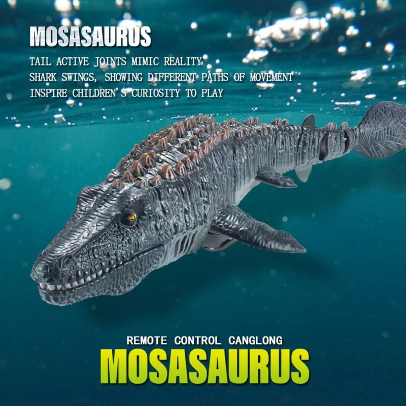 Home Dinosaurio Para Niños Mosasaurus Diving Toys Rc Boat