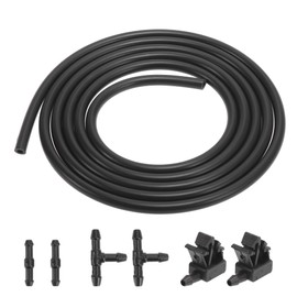X AUTOHAUX Windscreen Wiper Washer Nozzles Windscreen Washer Hose Kit 2 m Wiper Hose Windscreen Washer Nozzles
