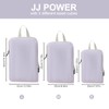 JJ Power 3 Set Lightweight Compression Packing Cubes for Suitcases,