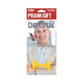 Prank-O, Prank Gift: Cheek Speak, Hilarious Tricky Gag Present, Weird Gifting Idea for Pranksters. Funny for Girlfriend, Boyfriend or CEO in Your Life. White Elephant