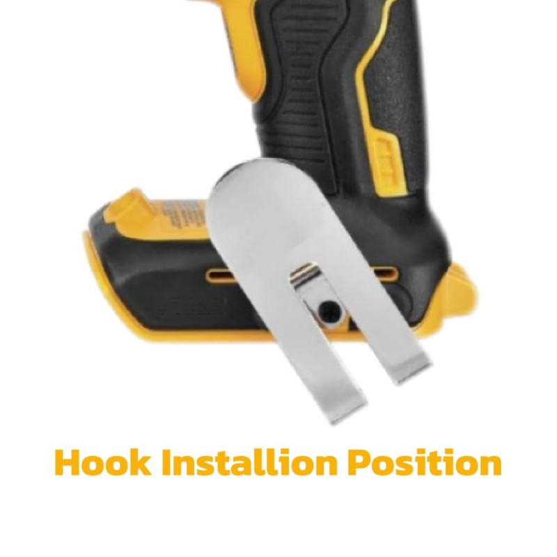 3pcs Belt Clips, Suitable for De-Walt DCF620M2, DCF622B Drywall Screwgun