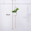 WeedGuard Outdoor Plant Hanger Macrame – Handcrafted Knotted Lifting Rope