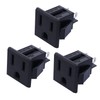 weideer 3Pcs 3 Pins US Power Socket Plug Panel AC