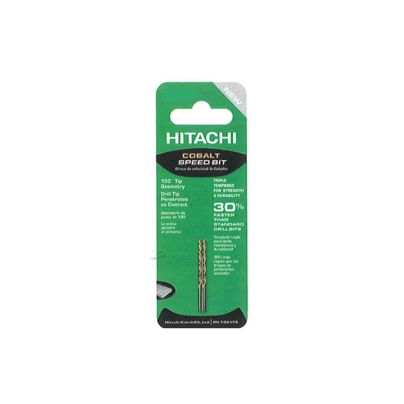 Hitachi 728184 13/64" Cobalt Round Shank