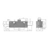 HQRP Push Button Switch Compatible with KEDU HY67, Suns S-13E