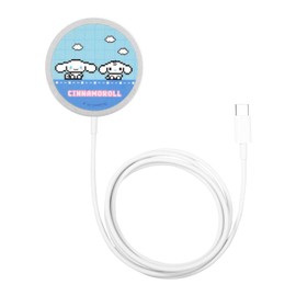 Gourmandies SANG-482CN Sanrio Characters MagSafe Compatible Wireless Charger Cinnamorol