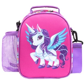 Fringoo - Magic Unicorn Lunch Box - Lunch Bag - Lunch Bag for Kids - Thermal Insulated Lunch Bag - Unicorn Lunch Boxes - Great Gifts for Unicorn Lovers, Matching Bottle Available