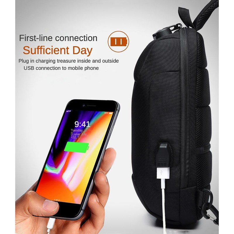 Shockproof Protective Crossbody Shoulder Chest Backpack Travel Home Storage Bag