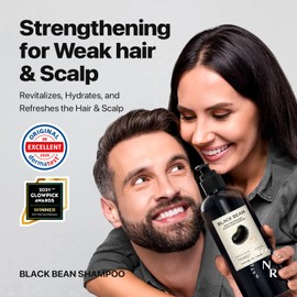Nature Republic Black Bean Root Revitalizing Scalp & Hair Shampoo, 1,000ml / 33.8 fl.oz. Bulk Size | Effective for Thinning Hair and Increasing Volume, Hydration, Natural Gloss | For All Types of Hair