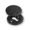 Antique Black Cast Iron Escutcheon Plates Keyhole Cover Key Hole