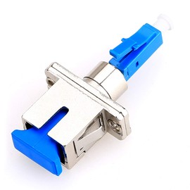 KELUSHI Single Mode 9/125 LC Male to SC Female Hybrid Optical Fiber Adapter Connector