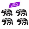 Custom name iron on decal | Mama bear iron on